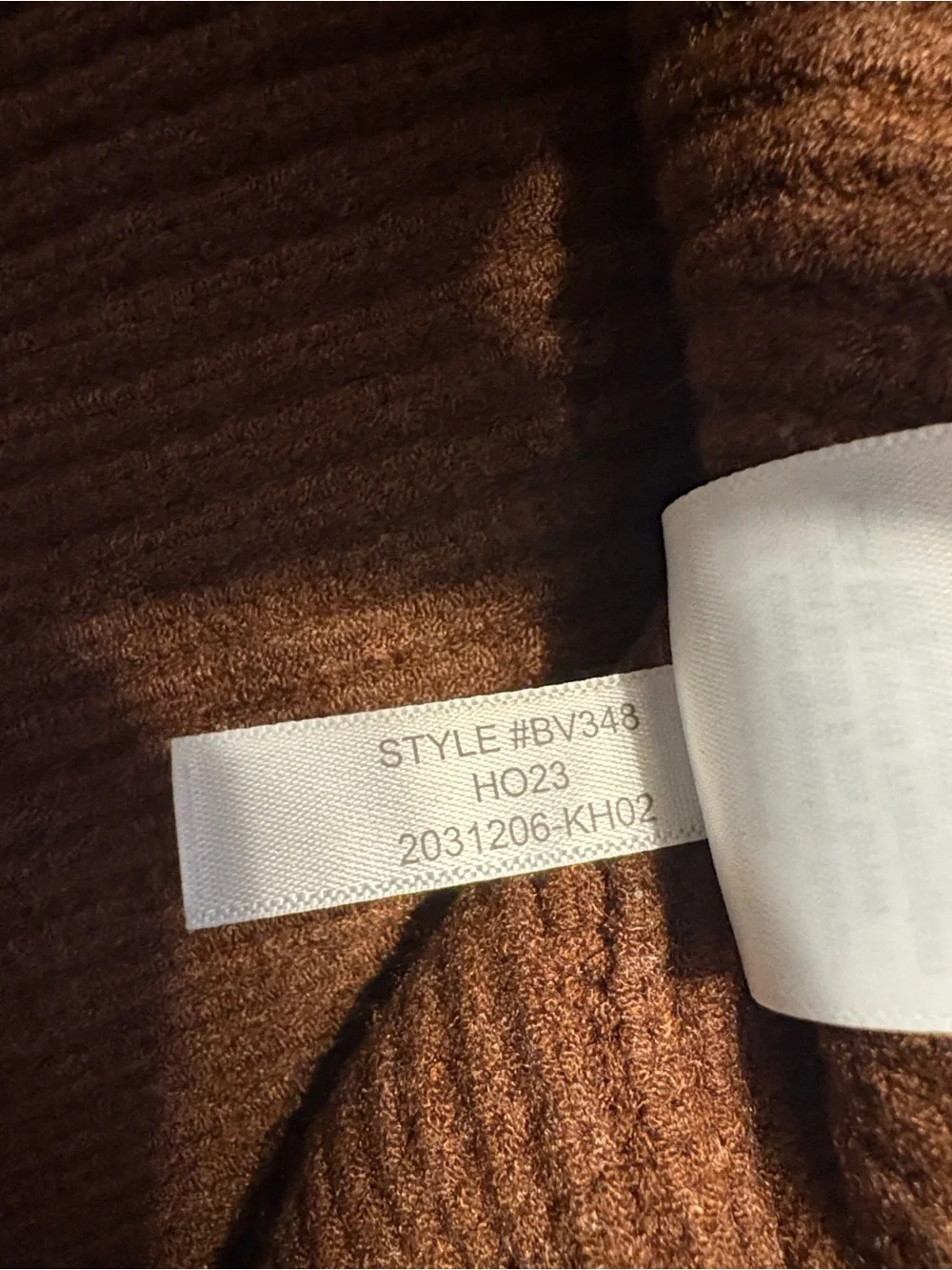J. Crew Ribbed Turtleneck Sweater in Stretch Yarn Size L Brown Cropped Casual